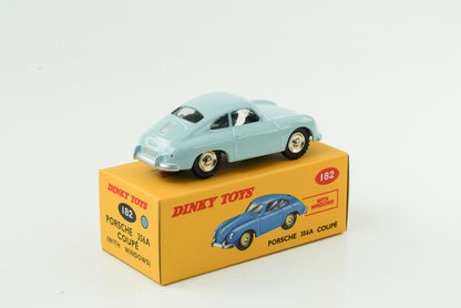 1/43 Porsche 356A Coupé bleu avec fenêtre Dinky Toys DeAgostini Norev 182