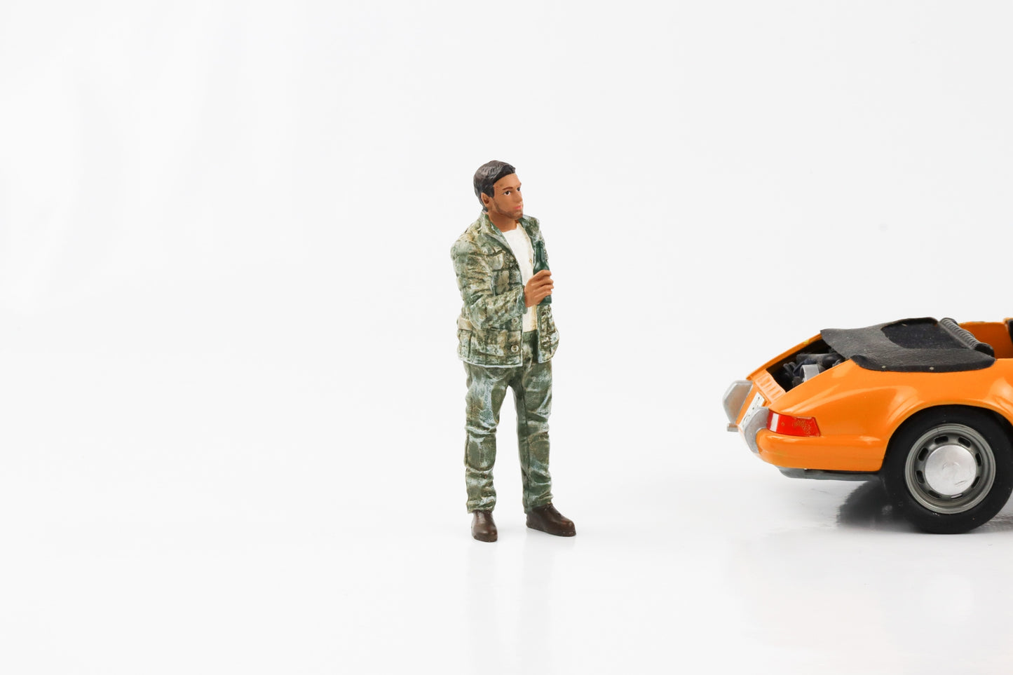 1:18 Figur Auto Mechanic - Mechaniker Tom American Diorama Figuren
