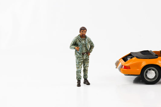 1:18 Figur Auto Mechanic - Mechaniker Tim American Diorama Figuren