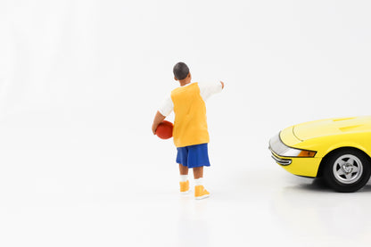 Figura 1:18 III Hombre Lowriderz con figuras de diorama americano de baloncesto