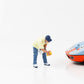 1:18 Figure Weekend Car Show Polisher Man American Diorama VI Figures