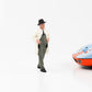 1:18 Figure II Race Day 2 Man with Hat and Coat American Diorama Figures