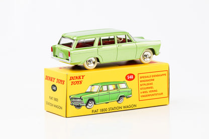1:43 Fiat 1800 Station Wagon grün metallic Dinky Toys DeAgostini 548