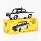 1:43 Renault R8 police black white Dinky Toys DeAgostini 517 P