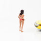 1:18 Figure Bikini Calendar Girl October American Diorama Figures
