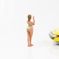 1:18 Figure Bikini Calendar Girl August American Diorama Figures