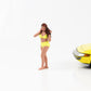 1:18 Figure Beach Girls Amy yellow Bikini American Diorama Figures