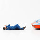1:18 Figure Mechanic Paul lying down American Diorama Figures