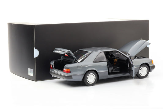 1:18 Norev Mercedes-Benz W124 300 CE-24 Coupe 1988 1992 perlmuttgrau Dealer