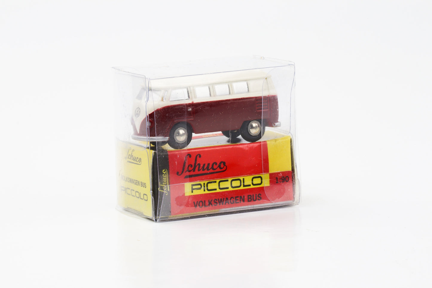 1:90 VW T1 Bully Bus red with white roof Schuco Piccolo 01311