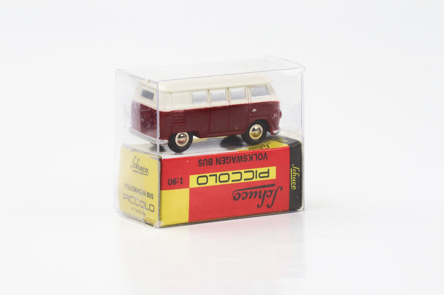 1:90 VW T1 Bully Bus red with white roof Schuco Piccolo 01311
