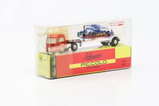 1:90 Mercedes-Benz box trailer 950 years of Nuremberg Schuco Piccolo 77427