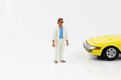 1:18 Figura Miami Vice Sonny Crockett Stands Filme Figuras em escala KK