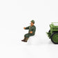 1:18 Figure WWII USA Soldier III Driver American Diorama Figures