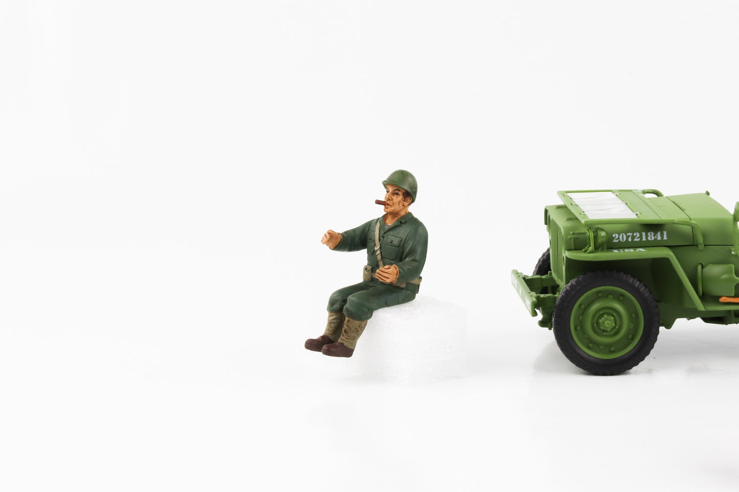 1:18 Figure WWII USA Soldier III Driver American Diorama Figures