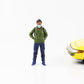 1:18 Figure Hazmat Crew Man with Masc Pandemic American Diorama V Figures