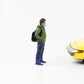 1:18 Figure Hazmat Crew Man with Masc Pandemic American Diorama V Figures