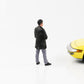 1:18 Figure Car Meet 3 Man with black Coat American Diorama Figures