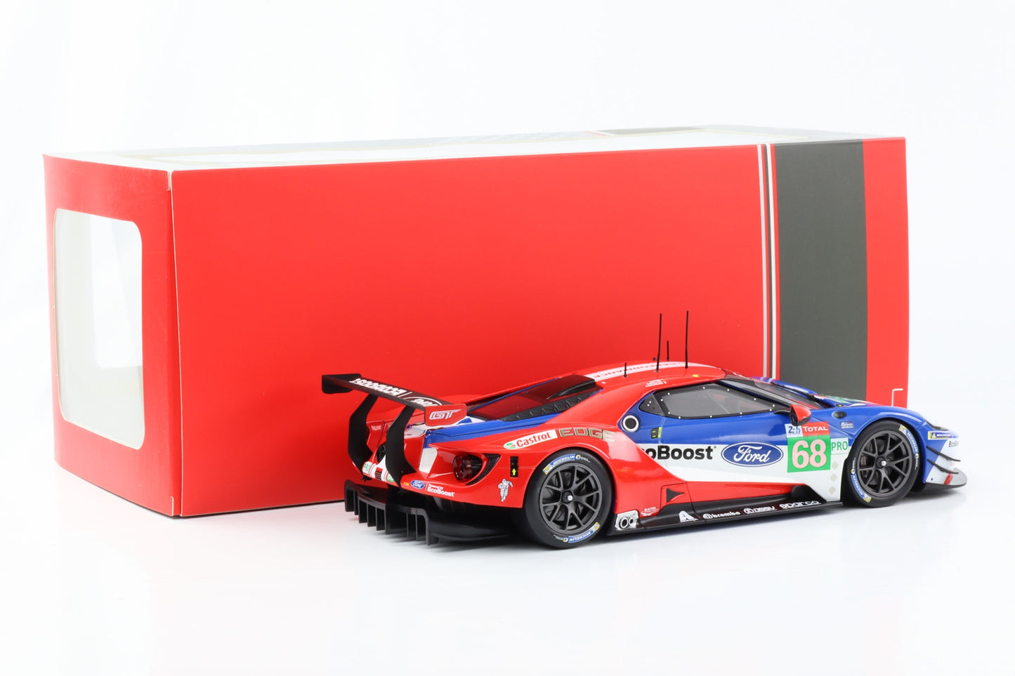 1:18 Ford GT #68 Ford Chip Ganassi Team USA 24h Le Mans 2019 IXO pressofuso