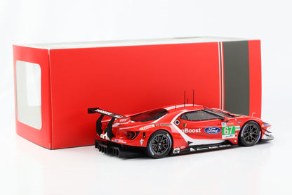 1:18 Ford GT #67 Ford Chip Ganassi Team USA 24h Le Mans 2019 IXO pressofuso