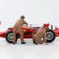 1:18 Figure Set Mechanics Le Mans Legends 50s Set 4 Figures American Diorama